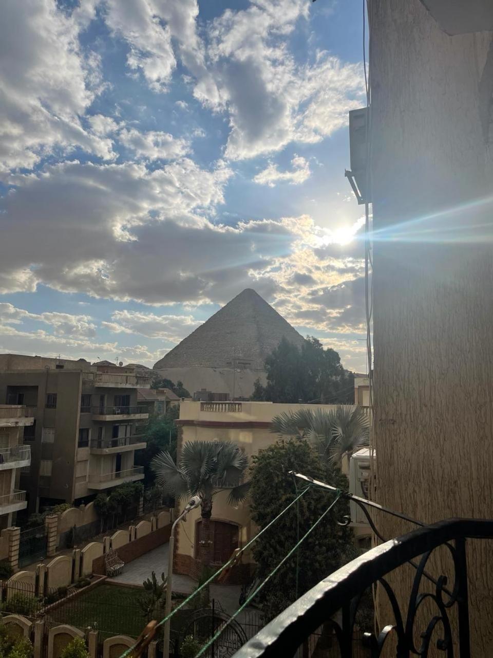 Pyramids View, Apartment Kairo Exteriör bild